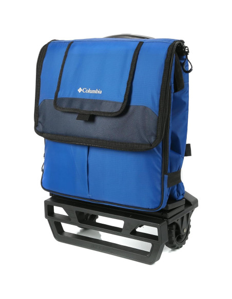 Enfriador con Ruedas Columbia Crater Peak 50 Latas Azul