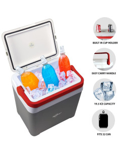 Enfriador de Bebidas Koolatron 54L Acero Inoxidable Portátil 2