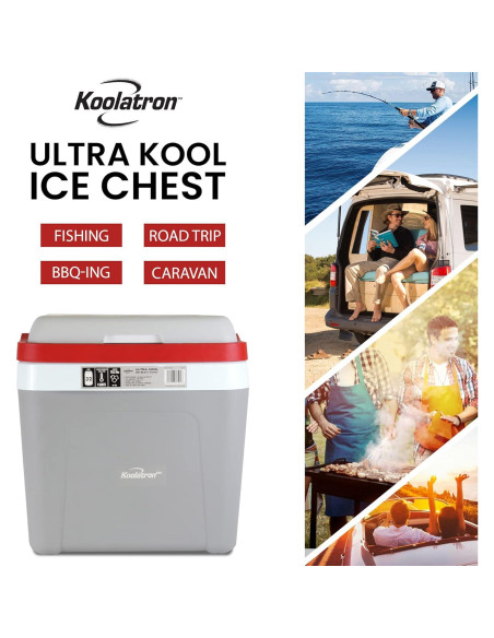 Enfriador de Bebidas Koolatron 54L Acero Inoxidable Portátil