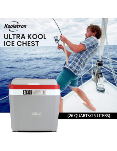Enfriador de Bebidas Koolatron 54L Acero Inoxidable Portátil