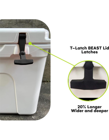 Pestillos de Reemplazo Beast Cooler para Yeti y RTIC - 2 Pack