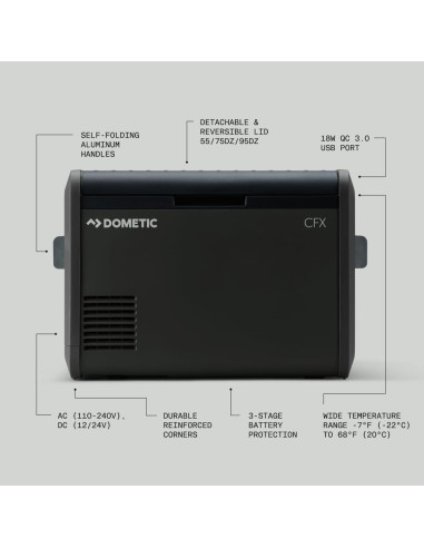 Refrigerador y Congelador Portátil Dometic CFX5 25L -21C