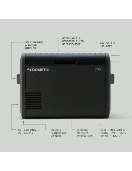 Refrigerador y Congelador Portátil Dometic CFX5 25L -21C