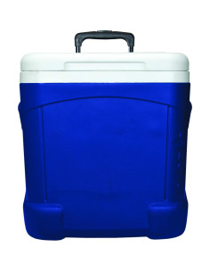 Cooler Igloo Ice Cube 60 Qt con Ruedas Blanco/Azul 2