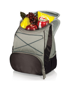 Mochila Enfriadora PTX Picnic Time - Aislada, 20 Latas, Negra 2