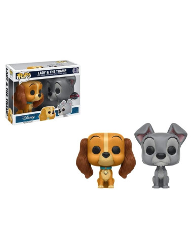 Figuras POP! Funko Disney Dama y Vagabundo Paquete 2