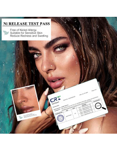 Aros de Nariz 18G y Studs 20G BESTEEL Acero Inoxidable 15Pcs 2