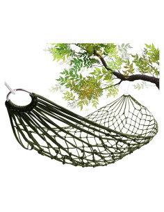 Hamaca de Cuerda de Malla VIKROM para Exterior 240x80 cm