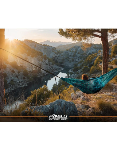 Correas de Hamaca XL Foxelli - 6.1m Alta Resistencia 2000 LBS