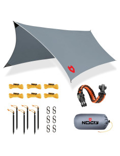 Lona de Lluvia 3.66x3.05m NoCry Gris 100% Impermeable