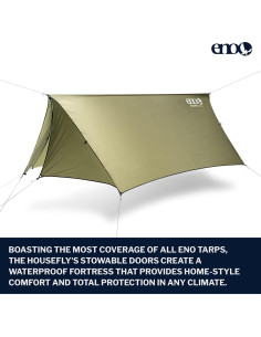 Lona de Lluvia ENO HouseFly Ultraligera 3.25x2.69m Impermeable 2
