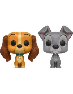 Figuras POP! Funko Disney Dama y Vagabundo Paquete 2 2