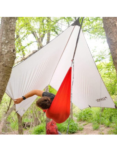 Tarp de Camping KAMMOK Kuhli Naranja Brasa 364.5x274.5cm 2