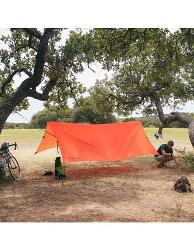 Tarp de Camping KAMMOK Kuhli Naranja Brasa 364.5x274.5cm