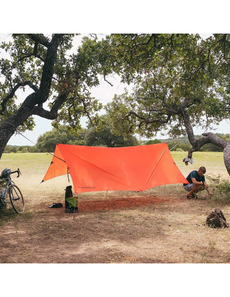 Tarp de Camping KAMMOK Kuhli Naranja Brasa 364.5x274.5cm