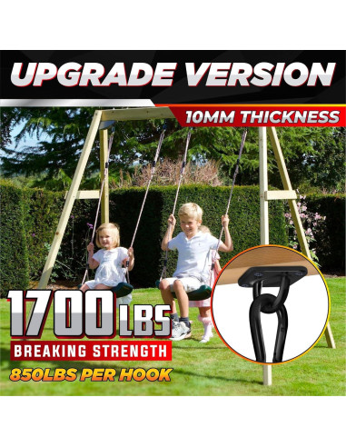 Kit de Colgado de Hamacas PAMAZY 770 kg Acero Inoxidable M10