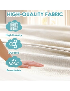 Hamaca de Algodón Anyoo Blanca con Barra de Soporte 204kg 2