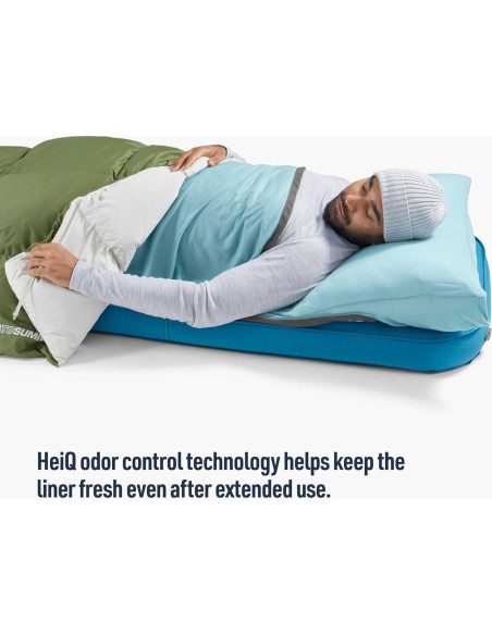 Sistema de Sueño Sea to Summit: Colchón Camp Plus SI y Forro Comfort Blend