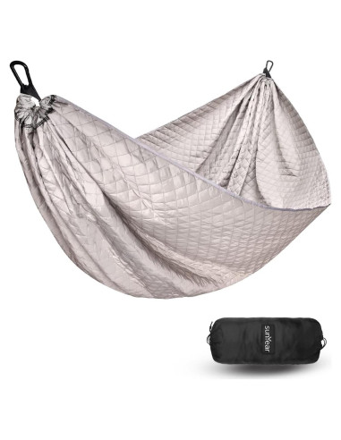 Hamaca de Camping Acolchada Sunyear Invierno 2.74m Gris
