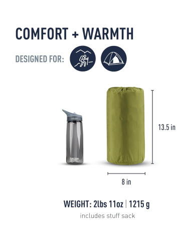 Sistema de Sueño Sea to Summit: Colchoneta Camp SI y Forro Comfort Blend