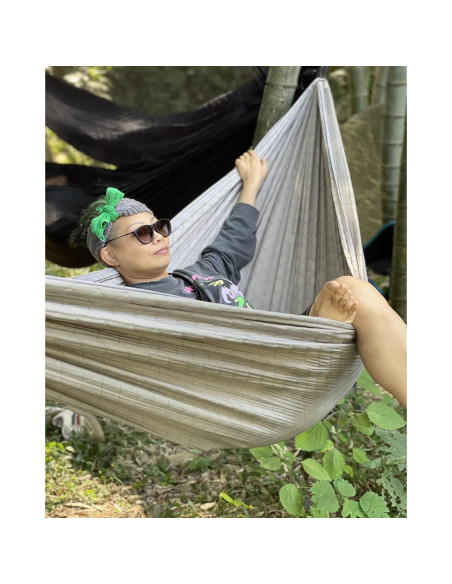 Hamaca de Camping Acolchada Sunyear Invierno 2.74m Gris