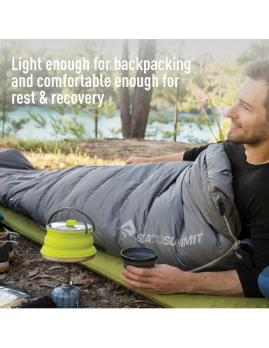 Sistema de Sueño Sea to Summit: Colchoneta Camp SI y Forro Comfort Blend