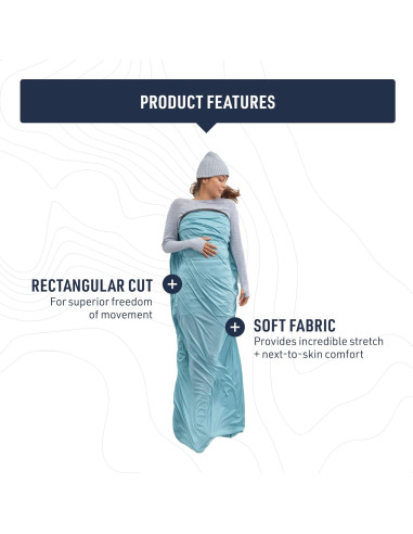 Sistema de Sueño Sea to Summit: Colchoneta Camp SI y Forro Comfort Blend