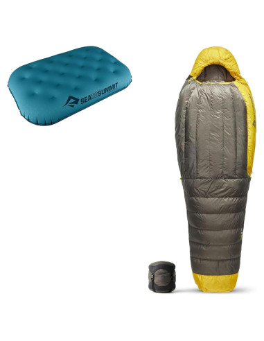 Sistema de Sueño Sea to Summit: Almohada Aeros y Saco Spark