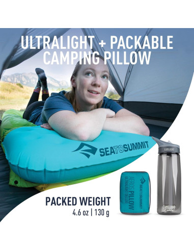 Sistema de Sueño Sea to Summit: Almohada Aeros y Saco Spark