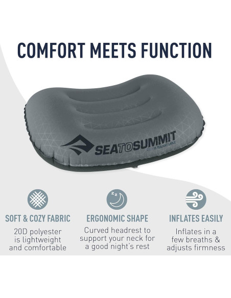 Sistema de Sueño Sea to Summit: Almohada Aeros y Saco Spark