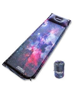 Almohadilla Autoinflable Foxelli para Dormir 183x54 cm con Almohada