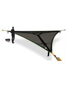 Hamaca Gigante Tentsile Trillium XL para 6 Personas, Malla Negra