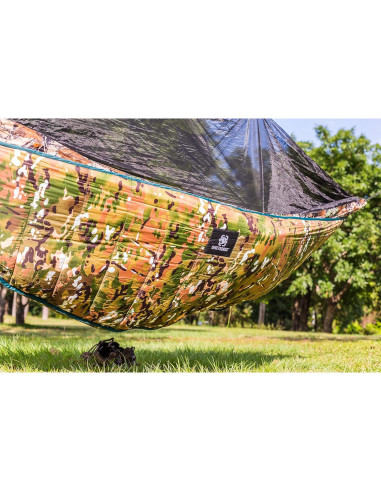 OneTigris Underquilt para Hamaca 4 Estaciones Camo 0.9kg