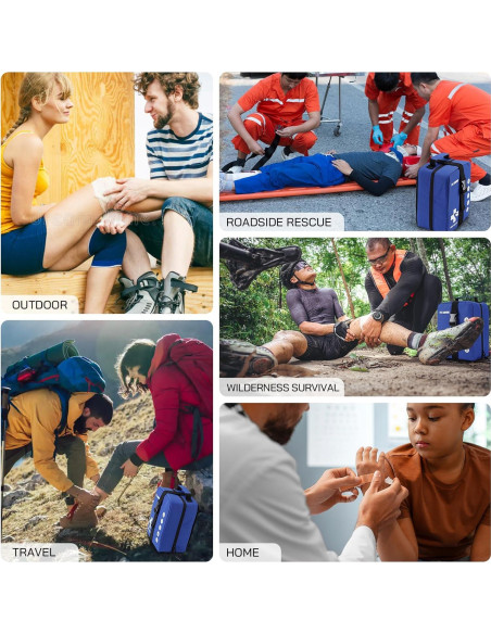 Kit de Primeros Auxilios 508 PCS Pasenhome - Grande y Desmontable
