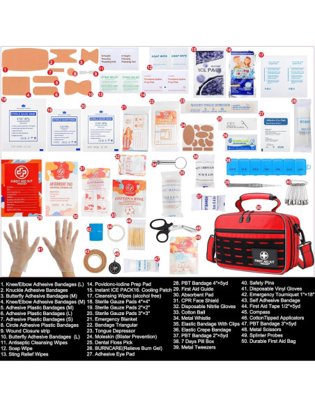 Kit de Primeros Auxilios Grande Vriexsd 450 Piezas Impermeable