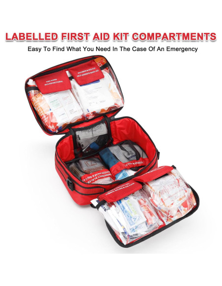 Kit de Primeros Auxilios Grande Vriexsd 450 Piezas Impermeable