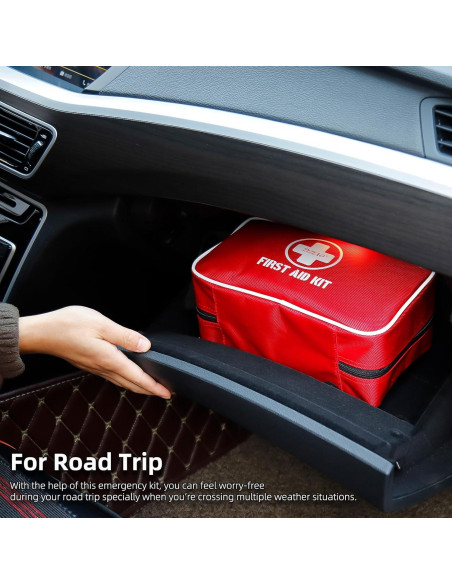 Kit de Primeros Auxilios 330 Piezas TLIEAO Compacto Impermeable