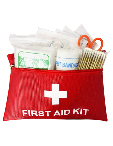 Kit de Primeros Auxilios QILUCKY 94 Piezas Compacto y Ligero