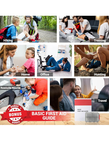 Kit de Primeros Auxilios Heltrek 450 Piezas Profesional Portátil