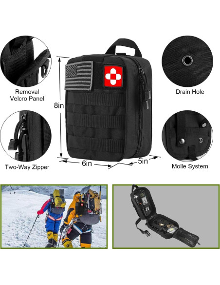 Kit de Supervivencia 32 en 1 Verifygear con Mochila Táctica
