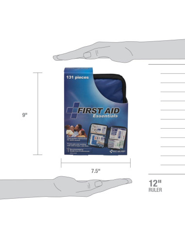 Kit de Primeros Auxilios First Aid Only 131 Piezas para Hogar y Coche