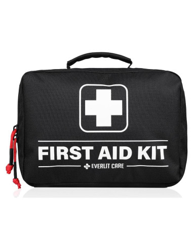 Kit de Primeros Auxilios 380 Piezas EVERLIT CARE Negro