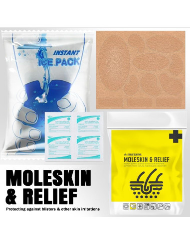 Kit de Primeros Auxilios 380 Piezas EVERLIT CARE Negro