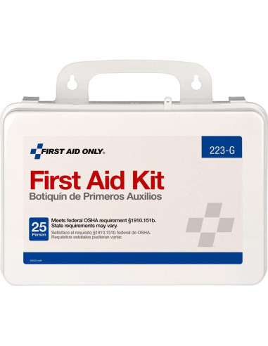 Kit de Primeros Auxilios First Aid Only 223-G para 25 Personas