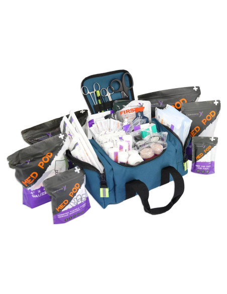 Bolsa de Trauma Compacta Lightning X EMS Azul 35.6x22.9x17.8 cm