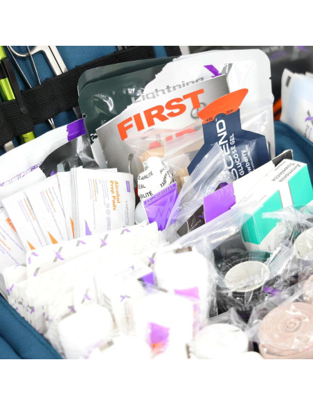 Bolsa de Trauma Compacta Lightning X EMS Azul 35.6x22.9x17.8 cm