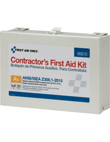 Kit de Primeros Auxilios First Aid Only 182 Piezas para 25 Personas