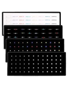 Juego de Anillos de Nariz Hipoalergénicos Acero Inoxidable 120pcs