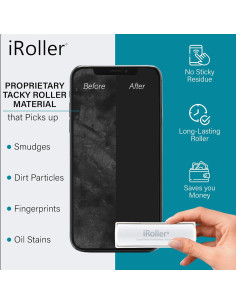 Limpiador de Pantallas iRoller - Reutilizable 8.89 cm 2