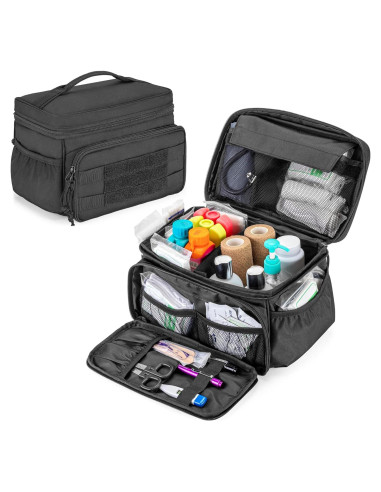 Bolsa de Almacenamiento de Medicamentos Damero 29.2x20.3cm